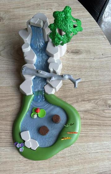 Playmobil losse onderdelen grondplaat waterval vijver beschikbaar voor biedingen