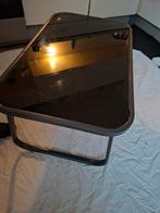 Tuin/Salontafel met glazen blad, Huis en Inrichting, Tafels | Salontafels, Ophalen, Gebruikt, 50 tot 100 cm, 50 tot 100 cm