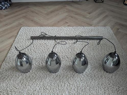 Eglo hanglamp 4 stuks gerookt glas, Huis en Inrichting, Lampen | Spots, Zo goed als nieuw, Ophalen
