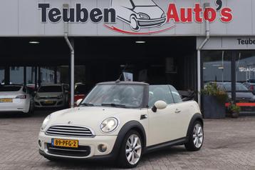 Mini Mini Cabrio 1.6 Cooper Chili Lederen interieur, Stoelve beschikbaar voor biedingen