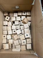 100x Trouwbedankjes Doosjes - 5x5cm, Ophalen of Verzenden, Zo goed als nieuw, Feestartikel, Geboorte of Huwelijk