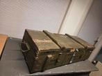 Vintage Legerkist - 86x34cm, Ophalen, Minder dan 50 cm, Gebruikt, 50 tot 100 cm