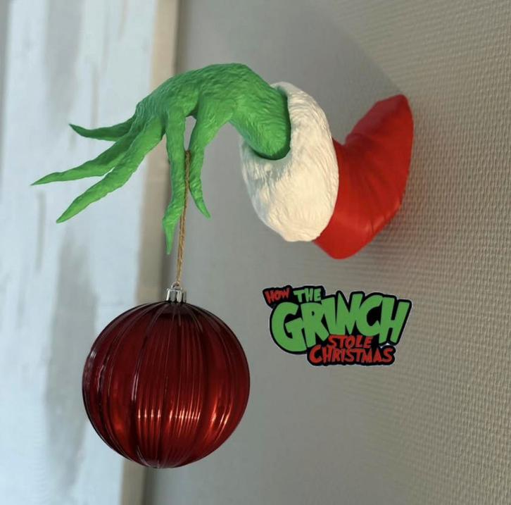 The Grinch Kersthand, Diversen, Kerst, Zo goed als nieuw, Ophalen of Verzenden