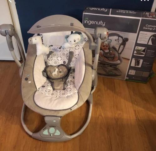schommelstoel Ingenuity, Kinderen en Baby's, Speelgoed | Babyspeelgoed, Zo goed als nieuw, Overige typen, Ophalen