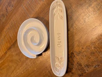 Olijfschaaltjes - Set van 2 beschikbaar voor biedingen