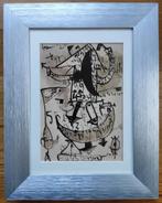 Eugène Brands - Untitled - CoBra Grafiekje in Lijst, Verzenden