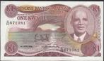 Malawi 1 Kwacha 1988, Los biljet, Ophalen of Verzenden, Overige landen