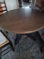 Gratis, Huis en Inrichting, Tafels | Eettafels, Gebruikt, Rond, Ophalen of Verzenden, 100 tot 150 cm