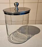 Glazen voorraadpot met deksel, Huis en Inrichting, Woonaccessoires | Etagères, Ophalen of Verzenden, Zo goed als nieuw