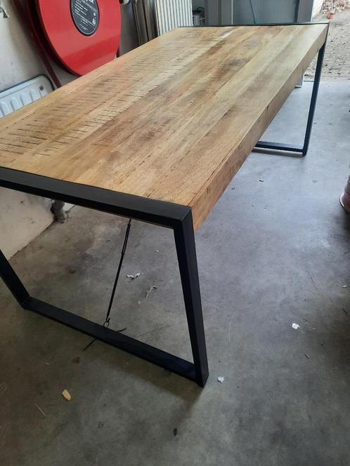 eettafel 90x170 met 4 stoelen, Huis en Inrichting, Complete eetkamers, Gebruikt, Ophalen