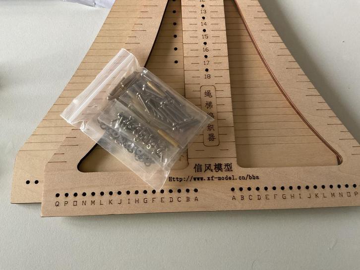 Hulpmiddel voor maken Touwladders model zeilschip, Hobby en Vrije tijd, Modelbouw | Boten en Schepen, Nieuw, Ophalen of Verzenden