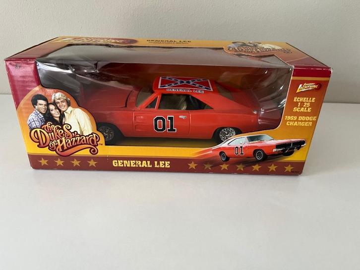General Lee "Dukes of Hazzard"  schaal 1:25 Nieuw!!, Hobby en Vrije tijd, Modelauto's | Overige schalen, Nieuw, Auto, Ophalen of Verzenden