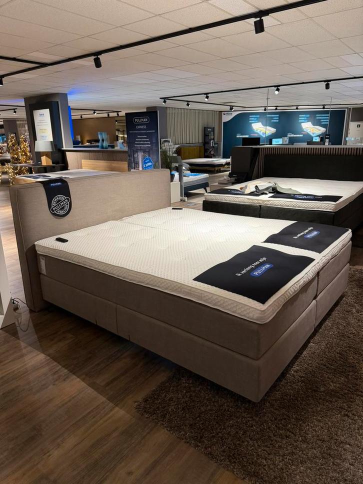 Meest Luxe Pullman Express boxspring elektrisch! NIEUW! -30%, Huis en Inrichting, Slaapkamer | Boxsprings, Nieuw, 180 cm, 210 cm