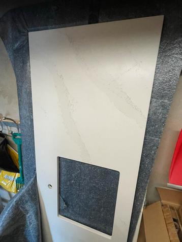 Nieuw Composiet Keukenblad - Marmerlook 190x65cm beschikbaar voor biedingen