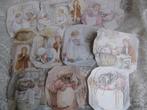 11 Vintage Beatrix Potter Poesieplaatjes / Mrs Tiggy Winckle, Verzamelen, Poesieplaatjes, Verzenden