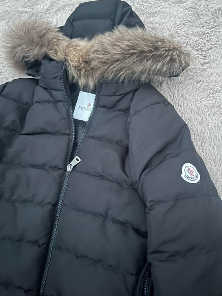 Moncler jas, Ophalen of Verzenden, Zo goed als nieuw, Overige maten, Zwart