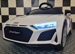 Kinderauto Audi R8 - soft start - verlichting - met RC, Kinderen en Baby's, Speelgoed | Speelgoedvoertuigen, Nieuw, Afstandsbediening