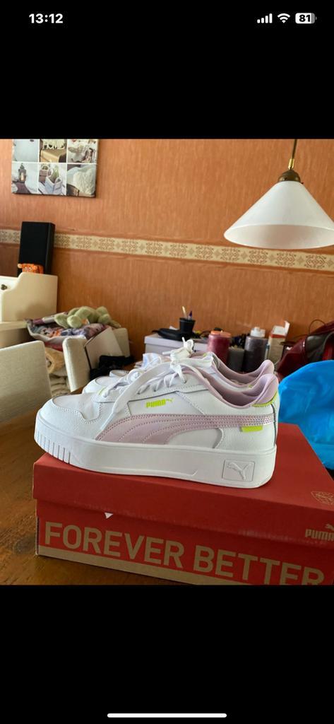 Puma schoenen 1 keer gedragen nog in originele doos, Kleding | Dames, Schoenen, Zo goed als nieuw, Sneakers of Gympen, Wit, Ophalen