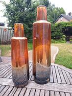 grote vazen, Oranje, Ophalen of Verzenden, Minder dan 50 cm, Glas