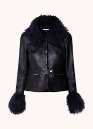 Ted Baker Tillyah leren jack 1/XS en 2/S, Kleding | Dames, Jassen | Winter, Nieuw, Maat 36 (S), Zwart, Ophalen of Verzenden