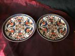 2 Handbeschilderde Japanse bordjes Imari, Ophalen of Verzenden