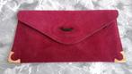 Dames suède clutch seriese merk Parisienne € 10,00, Overige merken, Gebruikt, Overige kleuren, Ophalen of Verzenden