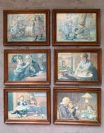 Cornelis Jetses Prints - Set van 6 Schilderijen, Ophalen of Verzenden