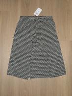 NIEUW Midi rok zwart wit elastiek split | L | WE, WE, Zwart, Maat 42/44 (L), Nieuw