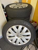 Winterbanden VW Polo op stalen velg - Set van 4, Gebruikt, 15 inch, Banden en Velgen, Personenwagen