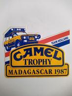 Sticker.  Camel Trophy 1987. Team Holland. MADAGASCAR., Verzamelen, Stickers, Ophalen of Verzenden, Zo goed als nieuw