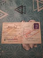 Oude Duitse cheque - 1937, Ophalen of Verzenden, 1920 tot 1940, Gelopen, Duitsland