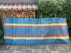Windscherm met houten stokken weinig gebruikt, Caravans en Kamperen, Windschermen, Ophalen, Gebruikt