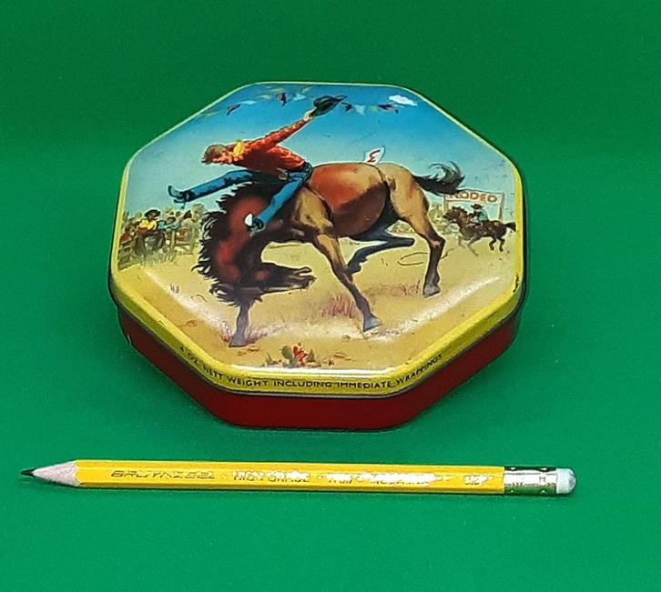 Rodeo-AS Wilkinson England Cremona Park & Red Boy blikje, Verzamelen, Blikken, Gebruikt, Overige, Verzenden