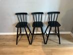 3 zwarte IKEA Agam kinderstoelen, Kinderen en Baby's, Kinderstoelen, Ophalen, Gebruikt, Overige typen