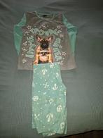 Warme Pyjama met hond maat 128/134, Ophalen of Verzenden, Zo goed als nieuw, Jongen of Meisje, Nacht- of Onderkleding