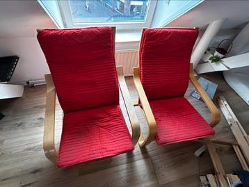 IKEA chairs with cushions beschikbaar voor biedingen