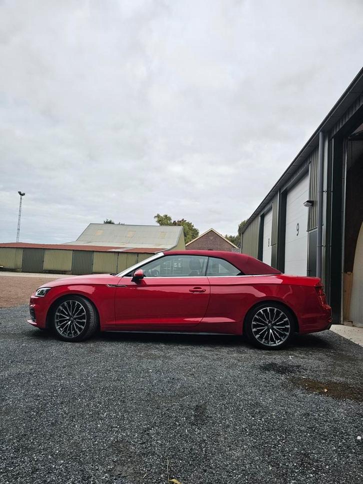Audi A5 2.0 Tfsi Mhev 190pk S Tronic 2018 Rood, Auto's, Audi, Bedrijf, A5, Hybride Elektrisch/Benzine, Cabriolet, Automaat, Geïmporteerd