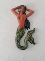 vintage  keramieke zeemeermin in prima staat 34x19 cm, Verzenden