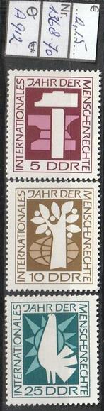 DDR Jaar van de Mensenrechten '68 Michel 1368-70 Nr.A912p, Postzegels en Munten, Verzenden, BRD, Postfris