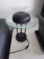 Retro lamp, Huis en Inrichting, Lampen | Tafellampen, Ophalen of Verzenden, Zo goed als nieuw, Glas, Minder dan 50 cm
