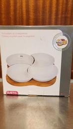 Gusta Draaiplateau met Schalen - Nieuw in Doos, Nieuw, Ophalen of Verzenden, Schaal of Schalen, Overige stijlen