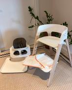 Stokke steps stoel compleet. Wit en white wash, Ophalen, Gebruikt, Meegroeistoel, Gordel(s)
