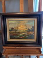 Mooi oud schilderij  gesigneerd, Antiek en Kunst, Kunst | Schilderijen | Klassiek, Ophalen of Verzenden