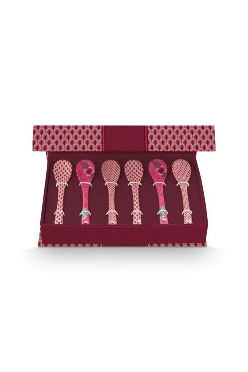 koffielepels theelepels Zes stuks Pip Studio - cadeaudoos, Huis en Inrichting, Keuken | Bestek, Nieuw, Verzenden