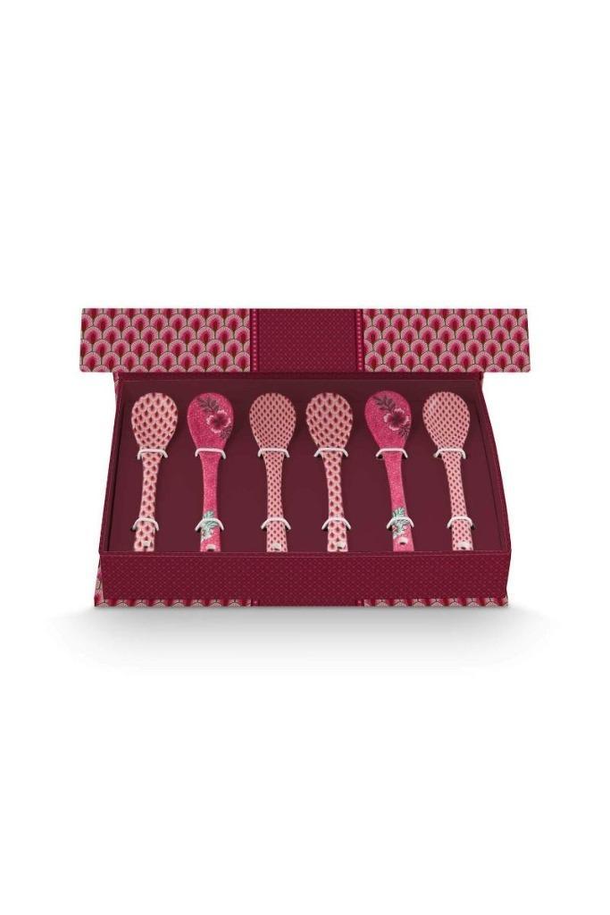 koffielepels theelepels Zes stuks Pip Studio - cadeaudoos, Huis en Inrichting, Keuken | Bestek, Nieuw, Verzenden