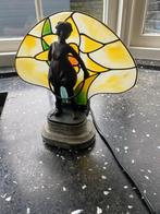 antiek brons Tiffany tafellampje, Ophalen, Overige materialen, Gebruikt, Barok