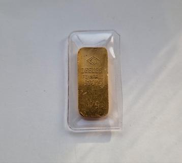 Gouden  vintage degussa  10gr baar beschikbaar voor biedingen