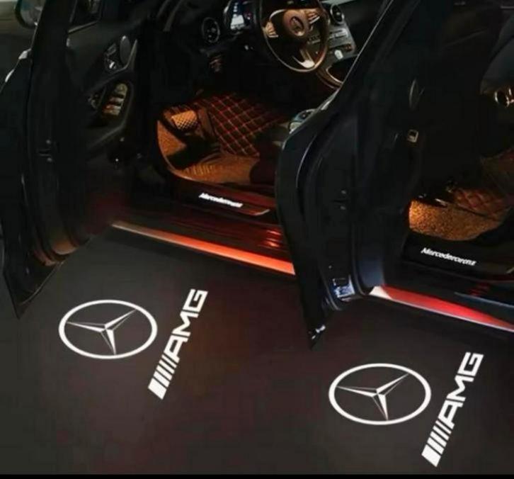 Mercedes AMG LED Deurverlichting, Auto diversen, Tuning en Styling, Ophalen of Verzenden