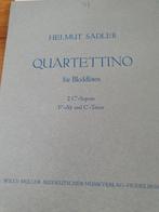 Helmut Sadler - Quartettino voor Blokfluiten, Gebruikt, Klassiek, Overige soorten, Ophalen of Verzenden