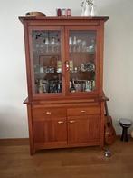 Vitrinekast, Ophalen, Met plank(en), Gebruikt, 100 tot 150 cm